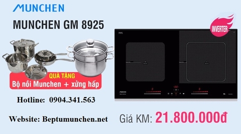 Vì sao bếp từ Munchen GM 8925 lại khiến người dùng phát sốt mặc dù giá bán cao