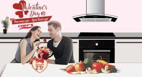 Valentine ngọt ngào cùng Chefs: Ưu đãi đến 2 triệu đồng