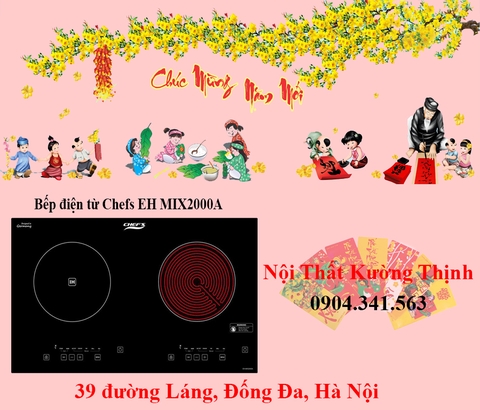 Bếp điện từ Chefs EH MIX2000A giá rẻ