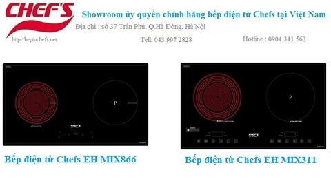 So sánh bếp điện từ chefs eh mix311 và bếp điện từ chefs eh mix866