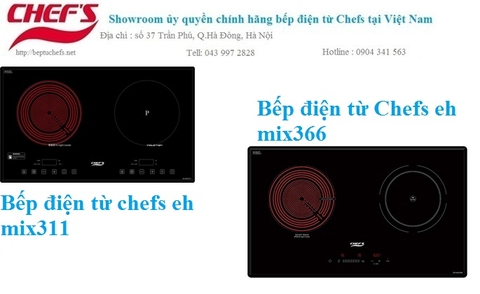 So sánh bếp điện từ chefs eh mix366 và bếp điện từ chefs eh mix311