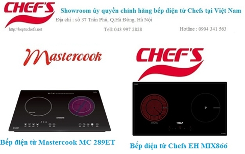 So sánh bếp điện từ chefs eh mix866 và bếp điện từ Mastercook mc 289et