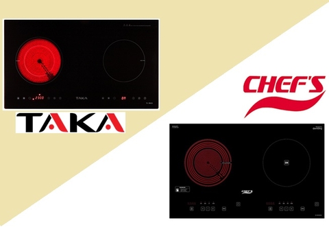 Nên chọn bếp điện từ chefs hay bếp điện từ Taka trong tầm giá dưới 10 triệu