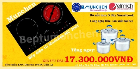 Mua bếp điện từ Munchen chọn mc 200i hay q2ly max