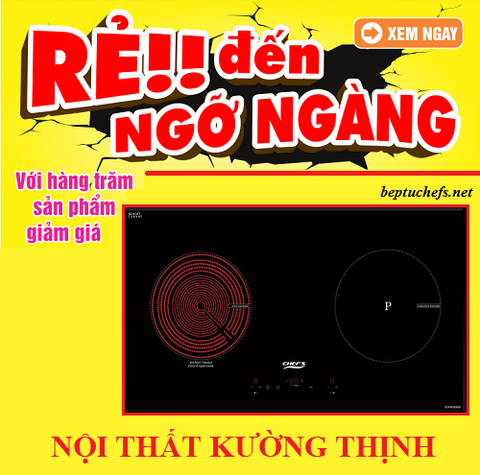 Mua bếp điện từ Chefs EH MIX866 rinh quà mỏi tay