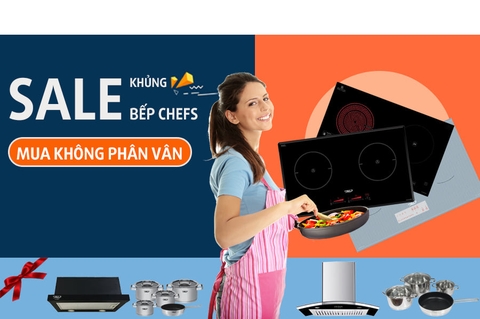 Những mẫu bếp từ Chefs giảm giá kịch sàn đầu năm 2022