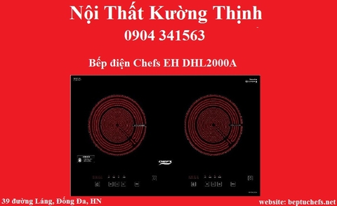 Những lý do nên chọn bếp điện Chefs EH DHL2000A