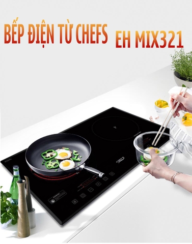 Bếp điện từ Chefs EH MIX321: Hài lòng với mức giá bình dân