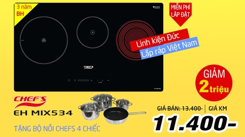 Bếp điện từ Chefs EH MIX534 đang giảm giá, mua ngay kẻo tiếc