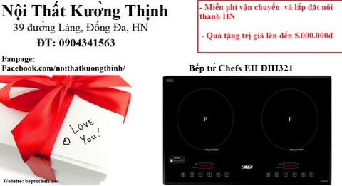 Bếp từ chefs EH DIH321 sản phẩm chưa bao giờ “lỗi thời”