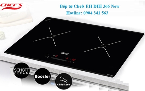 Bếp từ Chefs EH DIH366 New lột xác hoàn toàn với thiết kế mới