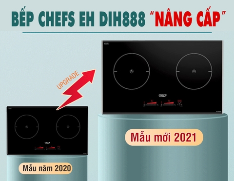 Bếp từ Chefs EH DIH888 mẫu 2021 khác gì mẫu năm 2020