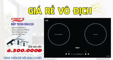 Sale ngon quá nè: Bếp từ Chefs mẫu mới giảm giá đặc biệt