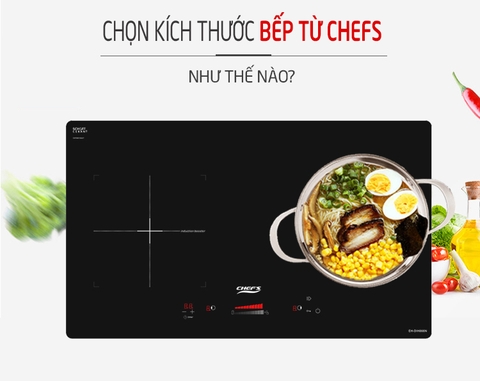 Nên chọn kích thước cắt đá của bếp từ Chefs như thế nào?