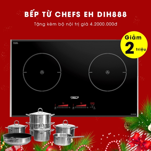 Vì sao nên mua bếp từ Chefs EH DIH888 tại beptuchefs.net vào dịp cuối năm 2023 này