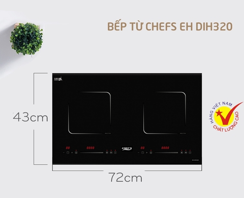 Lí do người dùng chọn mua bếp Chefs DIH320 thay vì các mẫu khác