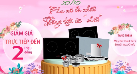 Phụ nữ là nhất - Tặng bếp từ 