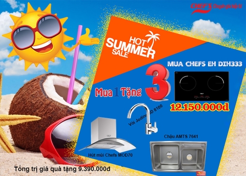 Tính năng Booster trên Bếp điện từ Chefs EH MIX333 hoạt động như thế nào?