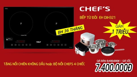 5 lý do bạn nên chọn mua bếp Chefs DIH321 thay vì DIH330 giá đắt hơn