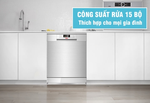 Máy rửa bát Chef's rửa siêu nhanh chỉ trong 1.5 giờ