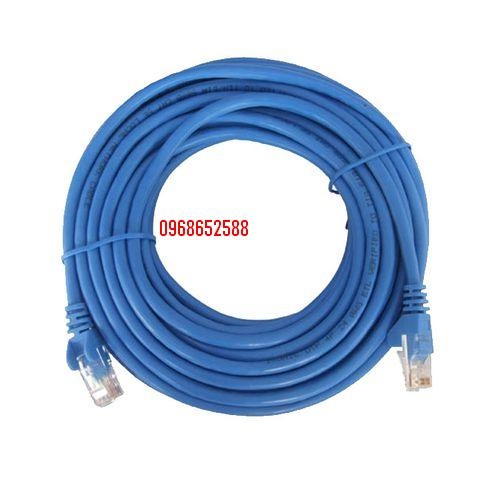 Dây nhẩy Patch Cord UTP Cat 5e AMP 10m , dây đấu nối patchcord cat5e AMP