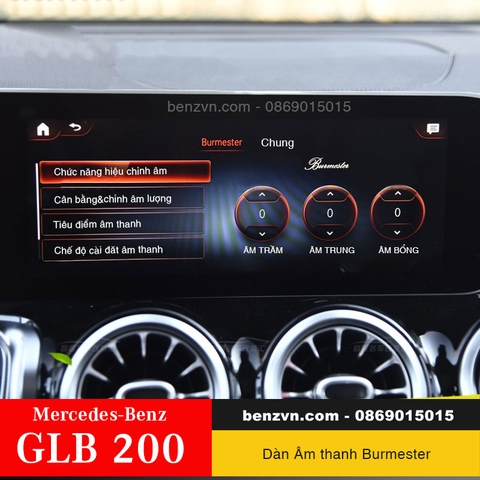 Dàn âm thanh Burmester cho Mercedes-Benz GLB200