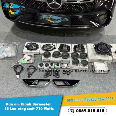 Dàn âm thanh Burmester cho Mercedes GLC200 4matic 2023