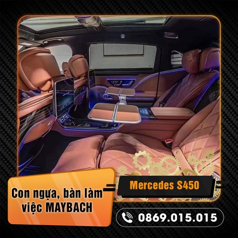 Nâng cấp con ngựa phía sau và bàn làm việc MAYBACH cho S450 All New