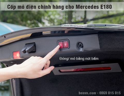 Cốp điện chính hãng cho xe Mercedes E180, C180