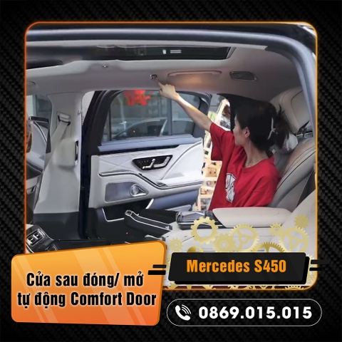 Cửa sau đóng/mở tự động Comfort door MAYBACH Mercedes S450