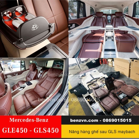 GLS450 Nâng cấp nội thất ghế sau GLS maybach