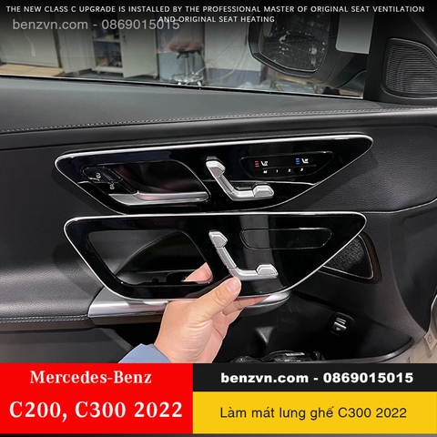 Ghế thông gió Seat ventilation mercedes C200 Avangate, C300 2022