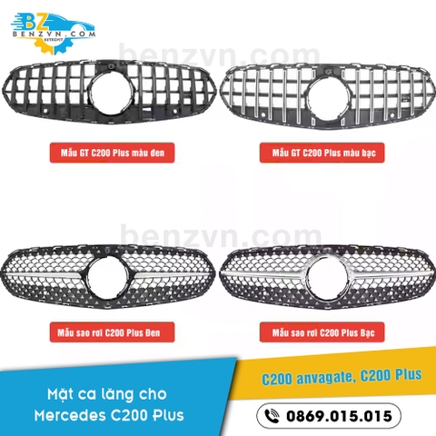 Mặt Grill ca lăng sao rơi và GT cho Mercedes C200 Plus 2023