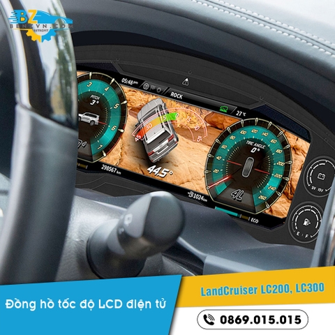 Màn hình tốc độ điện từ LCD cho LandCruiser LC200, LC300