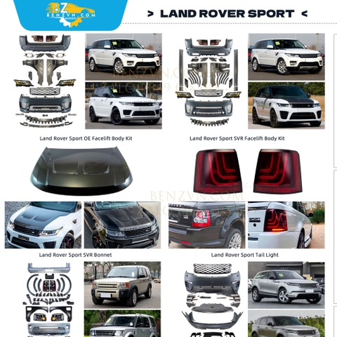 Nâng cấp body kit xe Land Rover Sport