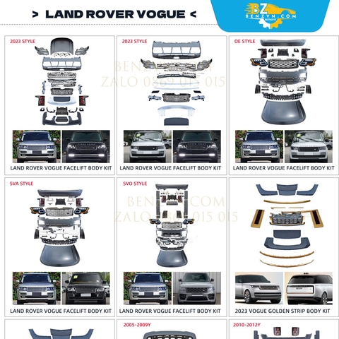 Nâng cấp cho xe Land Rover Vogue