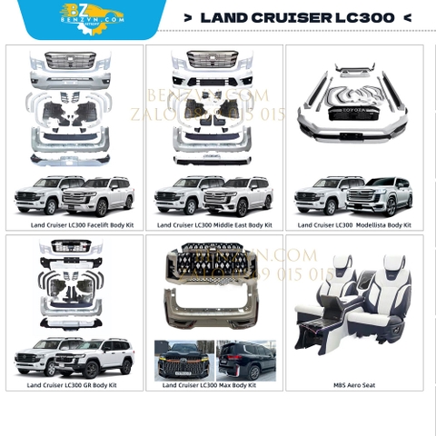 Nâng cấp phụ kiện cho xe Toyota Land Cruiser LC300