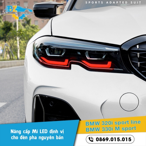 Nâng cấp mý đèn màu xe BMW 320i, 330i M sport