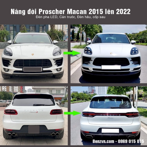 Nâng đời full set cho Porsche Macan 2015 lên 2022