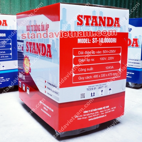 ỔN ÁP STANDA 10KVA GIÁ BAO NHIÊU SAU CHIẾT KHẤU MODEL ĐỜI MỚI LITANDA