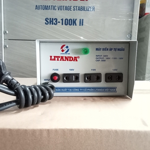 220v to 110v converter 3000w 3000VA Litanda Dây Đồng Chính Hãng