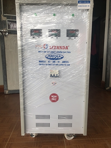 30KVA AVR | Ổn Áp Litanda 30KVA Dải 260V~430V BH 4 Năm Chính Hãng