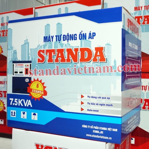 STANDA CHÍNH HÃNG - Ổn áp Standa 7,5KVA DR (90V-250V) Đổi Tên Litanda