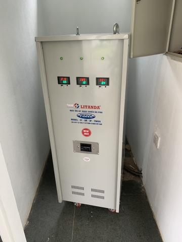 Auto Transformer 3 Phase | Ổn Áp Litanda 75KVA 3 Pha Đời Mới Đèn Led Điện Tử