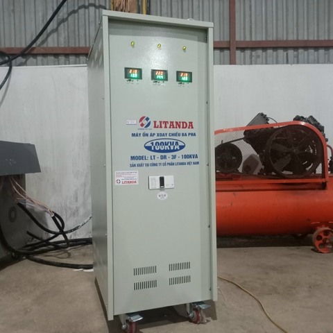 AVR 100KVA | Ổn Áp Litanda 100KVA 3 Pha Dải 260V~430V BH 4 Năm Giá Tốt