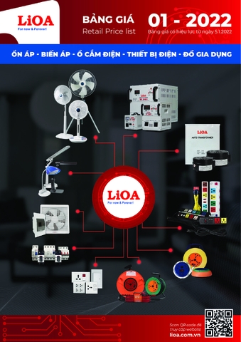 Bảng Giá Lioa 2022 Mới Nhất Từ Công Ty Cổ Phần Công Nghệ Cao Lioa