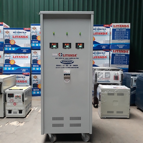 Biến Áp 50KVA 3 pha 380V/ 220V 200V 50KW Litanda Dây Đồng Giá Tốt Nhất