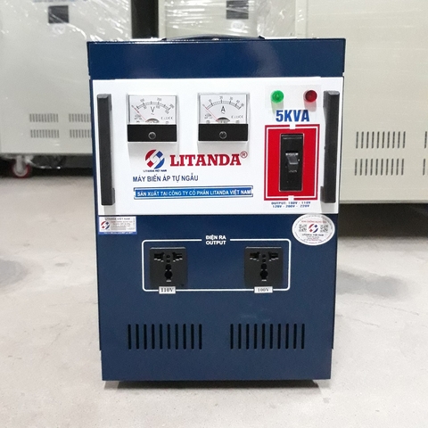 Biến Áp 5kva Tự Ngẫu 1 Pha Litanda Dây Đồng Chính Hãng Giá Tốt