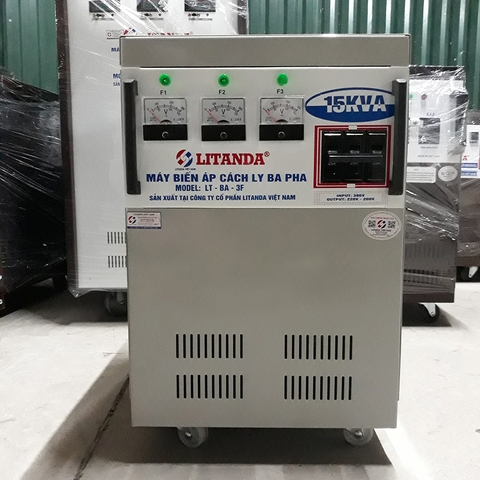 Biến Áp Cách Ly 15KVA 3 Pha Litanda Dây Đồng Chính Hãng Giá Hạt Rẻ