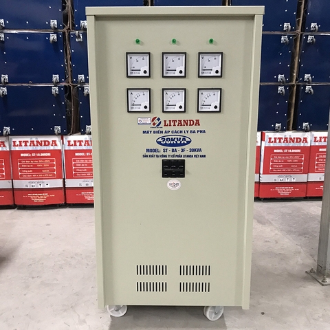 Biến Áp Cách Ly 30KVA 3 Pha LiTanda Đổi Nguồn 660V 440V 380V 220V 200V